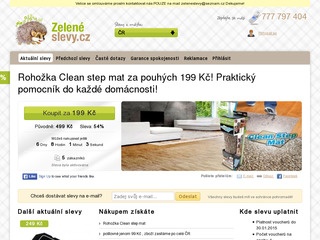 Navštíviť ZelenéSlevy.cz