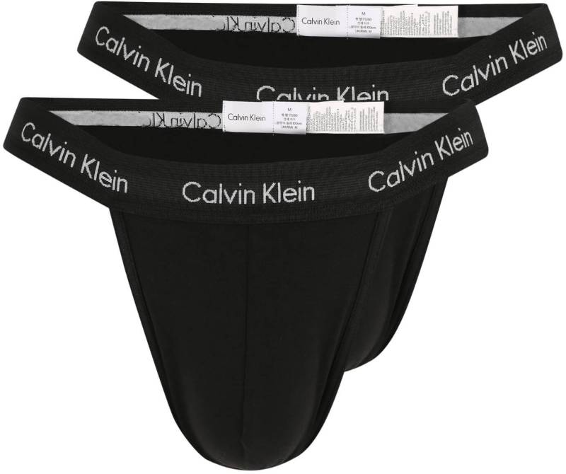 Calvin Klein 2 PACK - pánská tanga NB2208A-001 L.