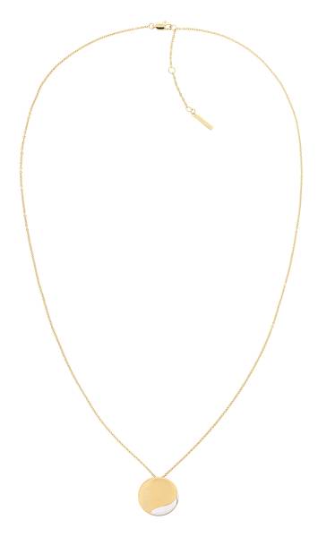 Calvin Klein Módní dlouhý pozlacený náhrdelník Minimal 35000149.