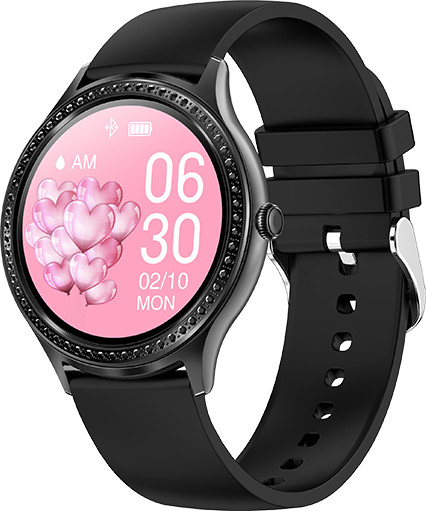 Wotchi Smartwatch W35AK - Black Silicone.