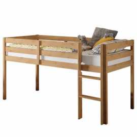 Sconto Postel ARNIKA borovice, 90x200 cm Vyvýšená postel ARNIKA se skvěle hodí do **menších dětských pokojů**.