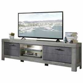 Sconto TV stolek PORTO dub/beton Netradiční TV komoda PORTO zaujme svou neobyčejnou kombinací dekorů a dobrou využitelností úložných prostor.