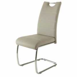Sconto Jídelní židle FLORA S krémová, syntetická kůže Jídelní židle FLORA se pyšní elegantním designem jež se hodí především do moderně zařízených jídelen a kuchyní.