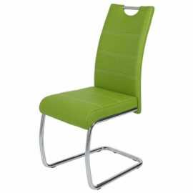 Sconto Jídelní židle FLORA S zelená, syntetická kůže Jídelní židle FLORA se pyšní elegantním designem jež se hodí především do moderně zařízených jídelen a kuchyní.