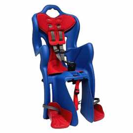 Dětská sedačka na kolo Bellelli B-One Standart  modrá.

	samonosná dětská sedačka na jízdní kolo
	pevné a bezpečné uchycení k sedlovce o průměru 26 - 46 mm
	nastavitelné opěrky nohou
	zvýšené opěradlo hlavy
	3-bodový bezpečnostní pás
	vhodné pro děti do 7 let
	splňuje standard evropských bezpečnostních norem EN 14344
	maximální nosnost: 22 kg