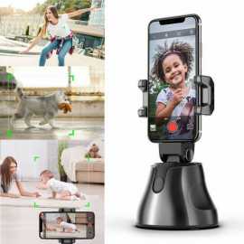 Chytrý 360° držák telefonu Držák s automatickým otáčením o 360° je inovativní přenosné, snadno použitelné zařízení, které přináší nový způsob zhotovování SELF fotografií a videa oproti klasickým šelfů tyčím. Použití je velmi jednoduché.