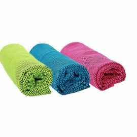 Chladící Ručník (28x84cm) - více barev - Chladící Ručník (28x84cm) - šedá Chladicí ručník nabízí dlouhotrvající chladicí účinek v parném letě, při velké fyzické zátěži, při sportu, při únavě nebo jen při lenošení na slunci.
