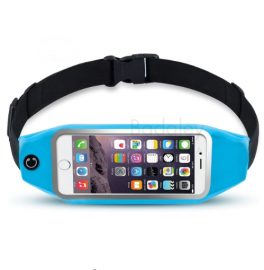 Mobilní kapsa na běhání - více barev - Mobilní kapsa na běhání - Modrá Pokud rádi běháte za poslechu hudby z vašeho mobilu a váš sportovní oděv nenabízí žádný prostor kam ho uschovat, pořiďte si tuto kapsu.
 