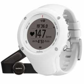 Outdoorový přístroj Suunto Ambit3 Run (HR)  bílá.


Ambit3 RUN jsou lehké a elegantní hodinky pro sportovce s pokročilými funkcemi pro běh.


	Běh: FusedSpeed™- integrovaná GPS s akcelerometrem nabízí běžcům velmi přesné měření rychlosti a vzdálenosti.



Nevíte si rady s výběrem hodinek Suunto Ambit?
Technický popis:

	GPS přijímač přímo v hodinkách- rychlost, vzdálenost, trasa
	nadmořská výška - podle GPS
	3D kompas s nastavení deklimace
	měření tepové frekvence
	záznam průběhu aktivit do paměti
	přenos dat do PC na Movescount
	životnost baterie až 25 h při zapnuté funkci GPS
	podsvícení displeje
	české menu
	jazyk rozhraní: čeština, angličtina, francouzština, polština, němčina, španělština, ruština a další
	hmotnost: 72 g
	materiál: tělo i luneta z polyamidu se skleněnými vlákny, řemínek silikonový
	vodotěstnost: 50m
	výdrž: 15 hodin při 5 sekundovém intervalu, 100 hodin při 60 sekundovém intervalu
	sada HR (heart rate) obsahuje hodinky, základní napájecí a komunikační kabel a komfortní hrudní pás smart sensor.



Kompatibilita


	Ambit3 je kompatibilní s
	iPad 3.
	iPad Mini / iPad Air
	iPhone 4S / iPhone 5 / iPhone 5c / iPhone 5s / iPhone 6
	iPod touch 5.generace
	Android 4.3 a vyšší


Ambit3 není kompatibilní s technologií ANT+