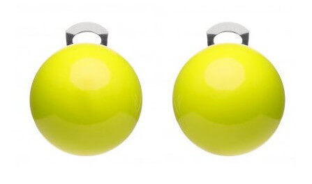 #ballsmania Originální náušnice O185 13 0550 Lime.
Materiály jsou bez niklu a použité barvy netoxické, dbá se tak na zdraví zákazníků i na pohodlí při jejich nošení.