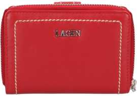 Lagen Dámská kožená peněženka 160823 RED.