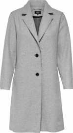ONLY Dámský kabát ONLCARRIE BONDED 15213300 Light Grey Melange XS.